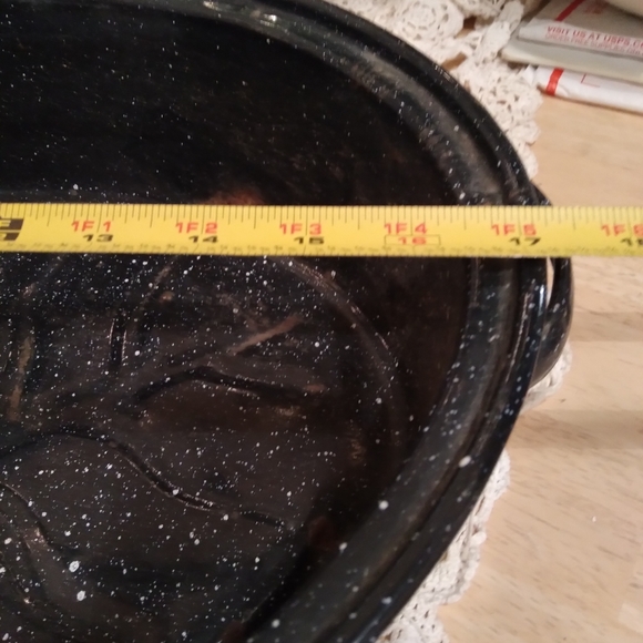 Vintage enamel roaster pan - Picture 3 of 6